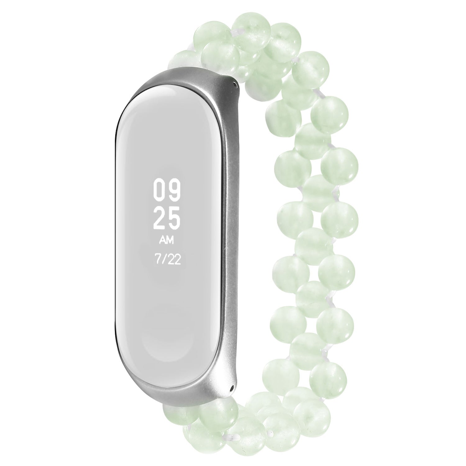 Replacement Smart Watch Band for Xiaomi Mi Band 3 4 Luminous Agate Beaded Bracelet Wrist Strap