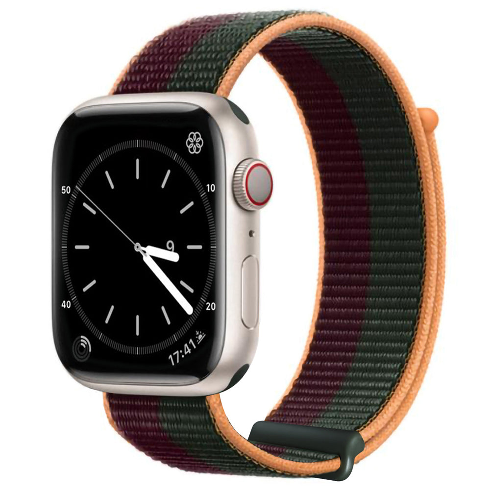 DUX DUCIS for Apple Watch Series 9 8 7 41mm 6 5 SE SE(2022) SE (2023) 4 40mm 3 2 1 38mm Nylon Woven Smartwatch Band Adjustable Replacement Wrist Strap