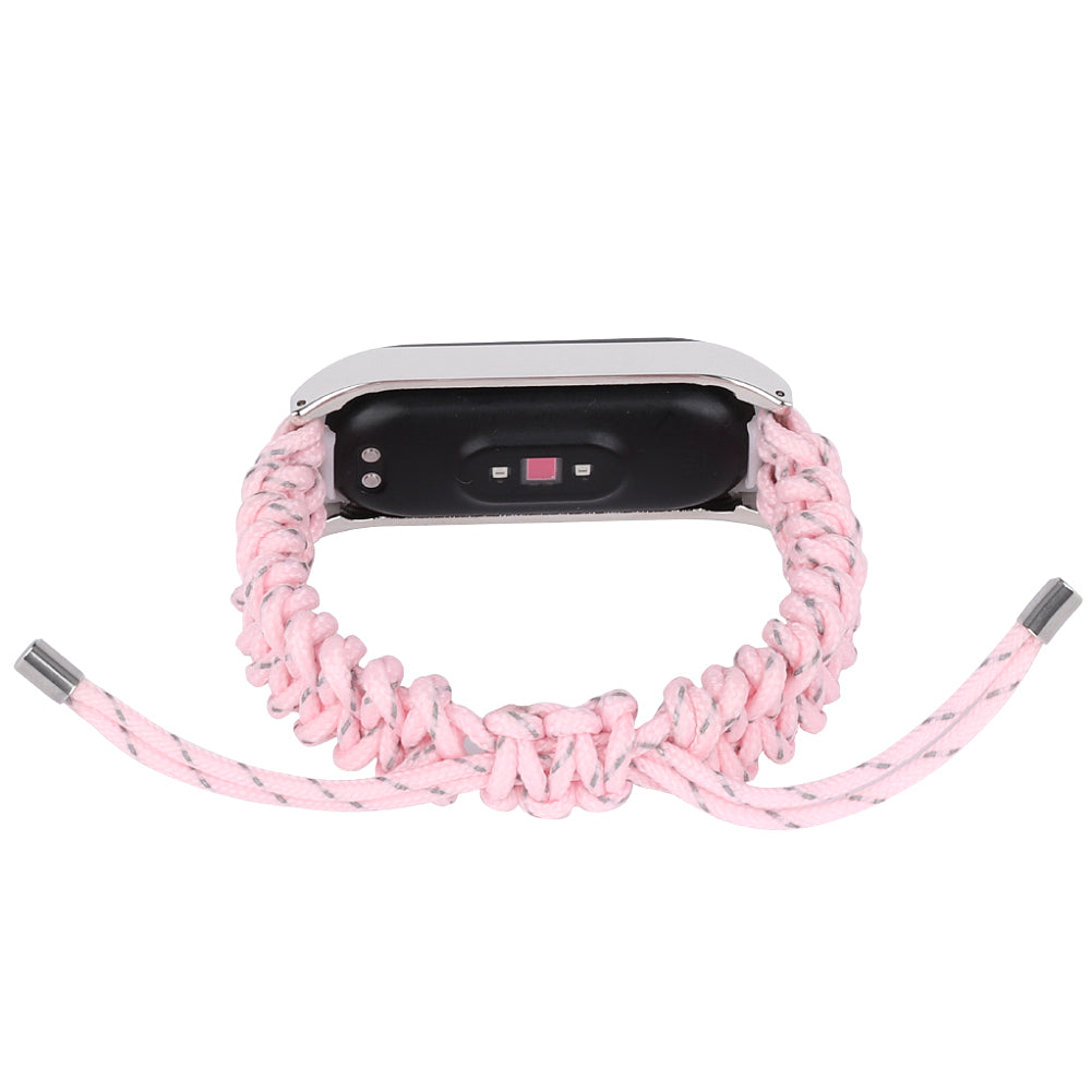 For Xiaomi Mi Band 5 6 Nylon Braided Rope Watch Strap Adjustable Replacement Wrist Band