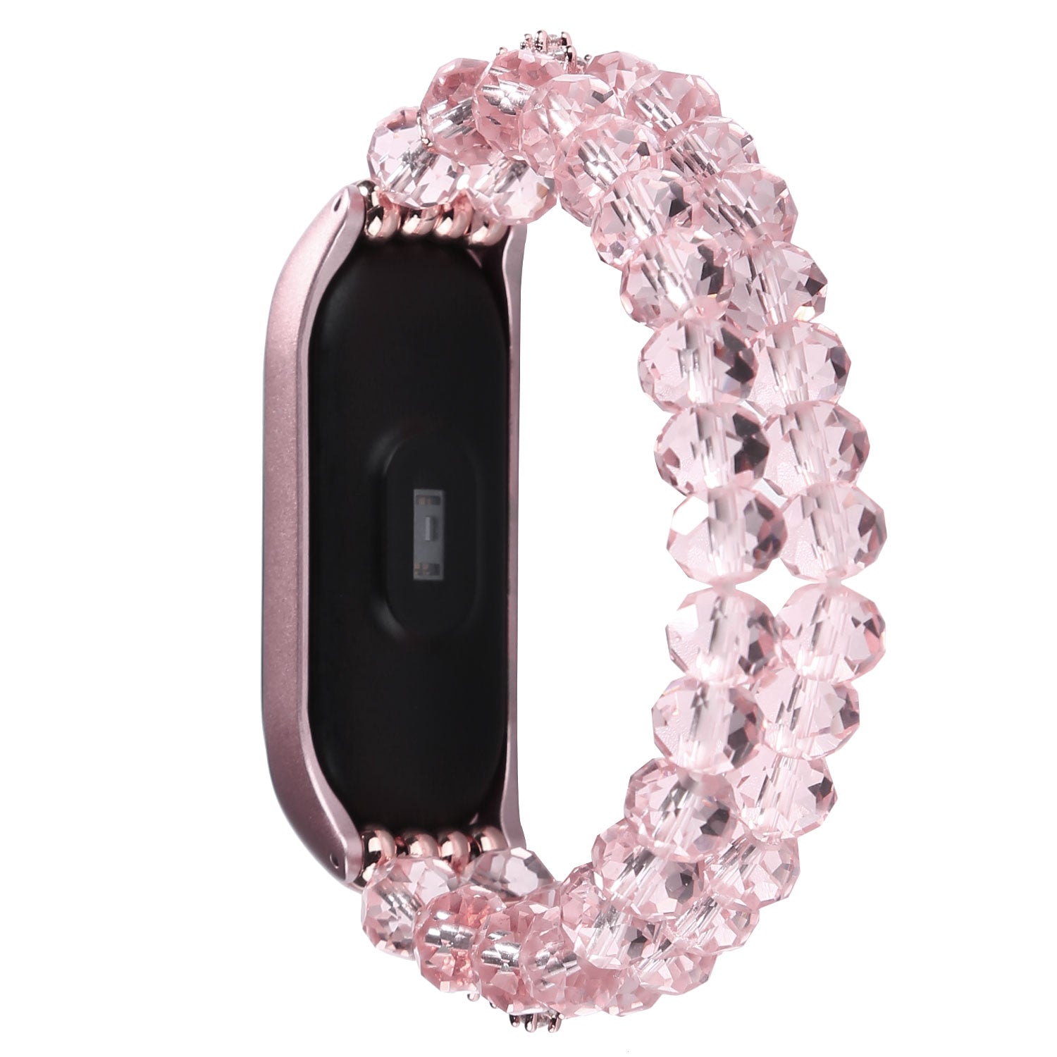 For Xiaomi Mi Band 5 Mi Band 6 Crystal Alloy Bracelet Smart Watch Strap Replacement Wrist Band