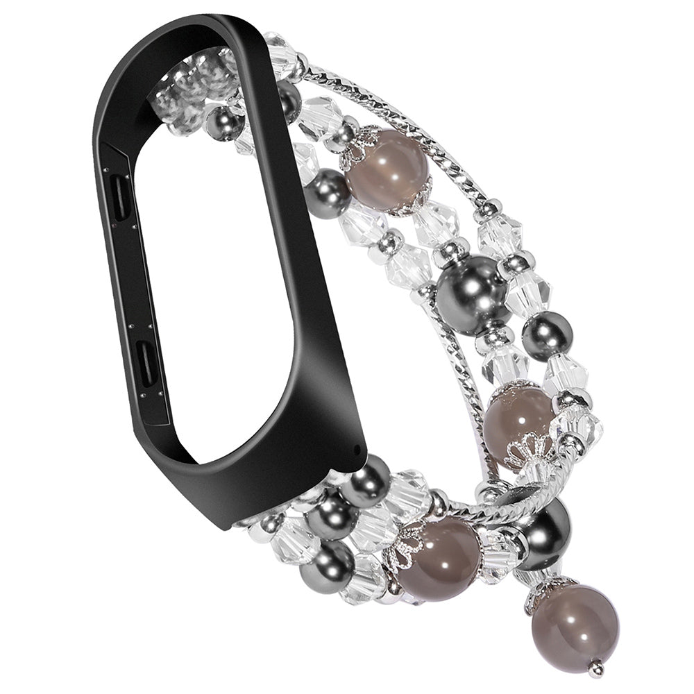 For Xiaomi Mi Band 3 Mi Band 4 Agate Crystal Smart Watch Band Bracelet Replacement Wrist Strap