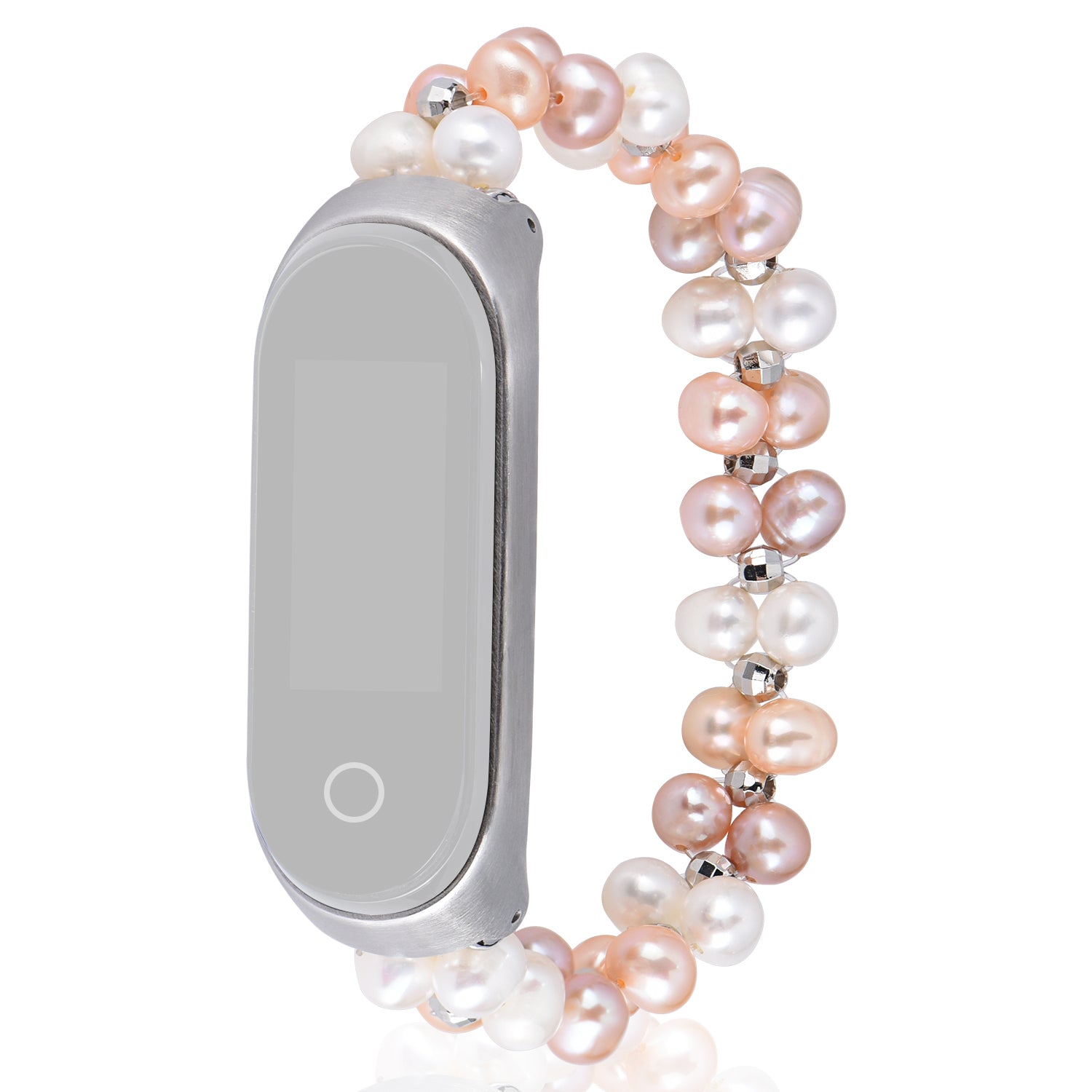 For Xiaomi Mi Band 3 4 Replacement Pearls Bracelet Watch Strap Wrist Band