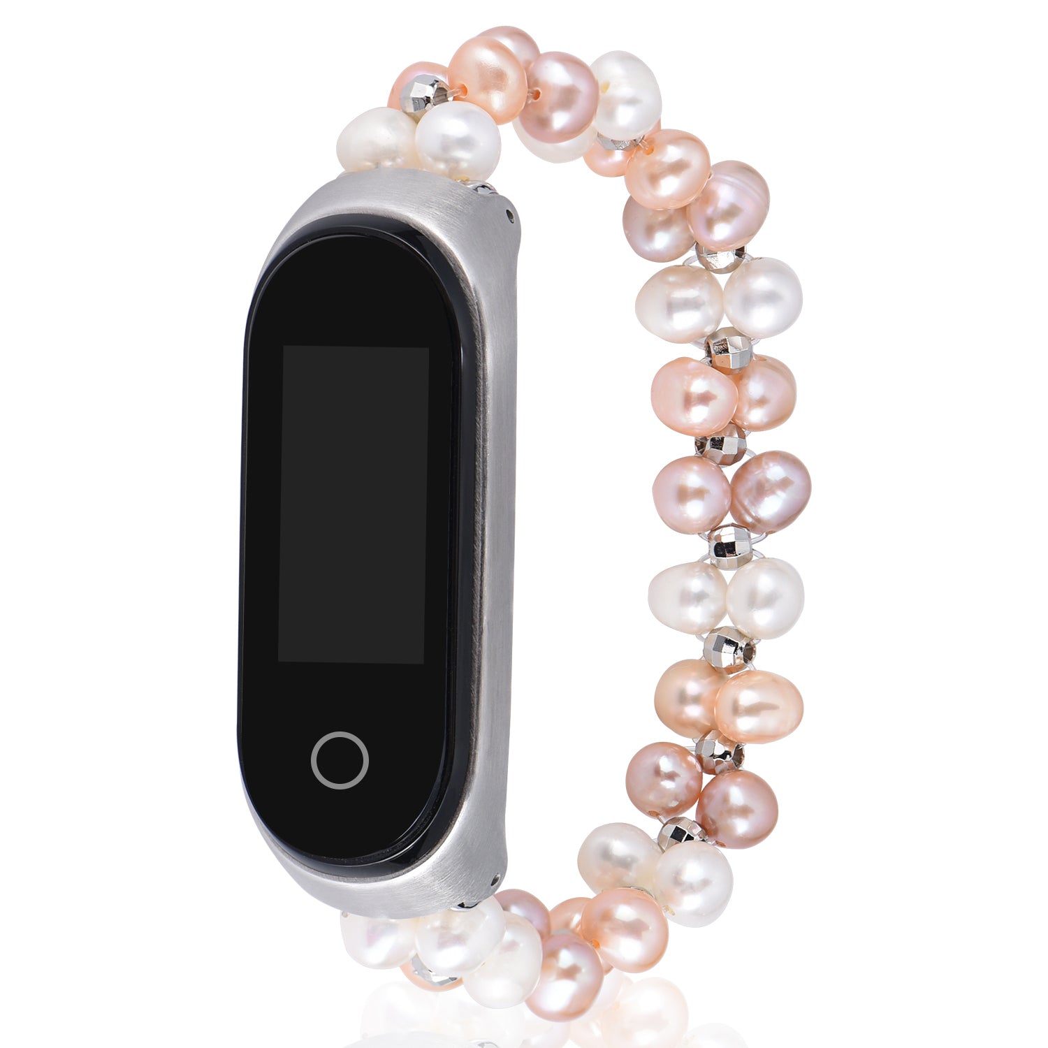 For Xiaomi Mi Band 3 4 Replacement Pearls Bracelet Watch Strap Wrist Band