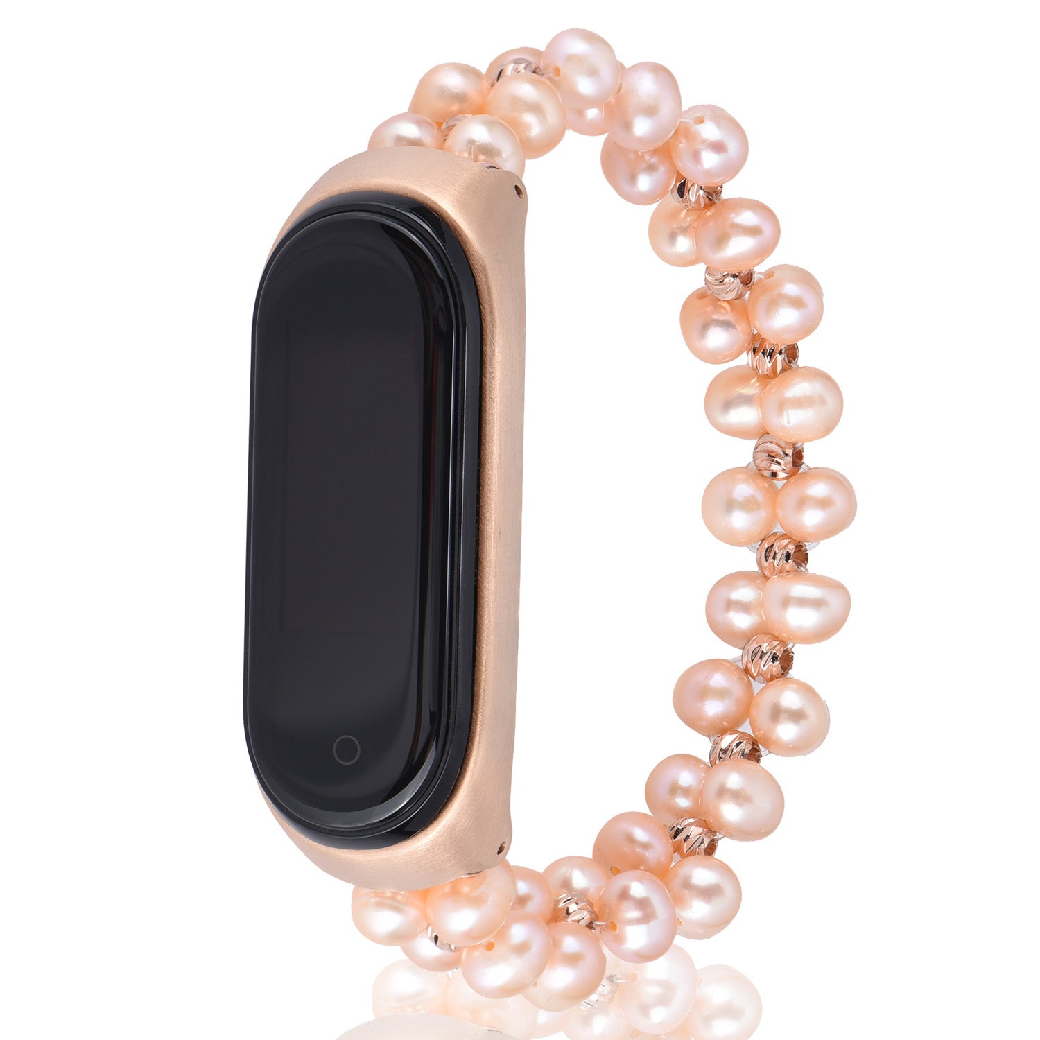 For Xiaomi Mi Band 5 6 Pearls Bracelet Smart Watch Band Replacement Wrist Strap