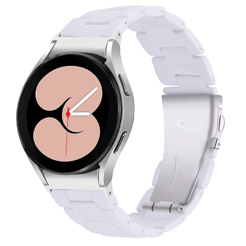 For Samsung Galaxy Watch4 Active 40mm 44mm Watch4 Classic 42mm 46mm Stylish Resin Wrist Strap Smart Watch Replacement Band