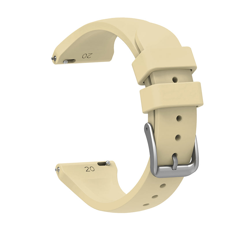 For Samsung Galaxy Watch3 41mm Gear Sport Huawei Watch 2 Silicone Watch Strap 20mm Quick Release Wrist Band with Buckle for Sports Watch