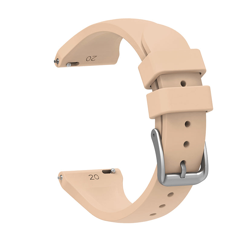For Samsung Galaxy Watch3 41mm Gear Sport Huawei Watch 2 Silicone Watch Strap 20mm Quick Release Wrist Band with Buckle for Sports Watch