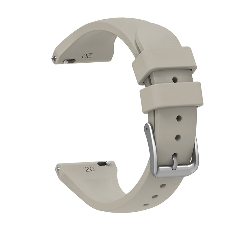 For Samsung Galaxy Watch3 41mm Gear Sport Huawei Watch 2 Silicone Watch Strap 20mm Quick Release Wrist Band with Buckle for Sports Watch