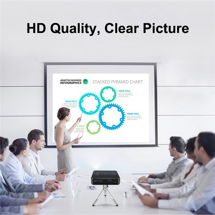 HOTACK D13 Android Smart Portable Video Projector Touch Screen Mini Cellphone Projector