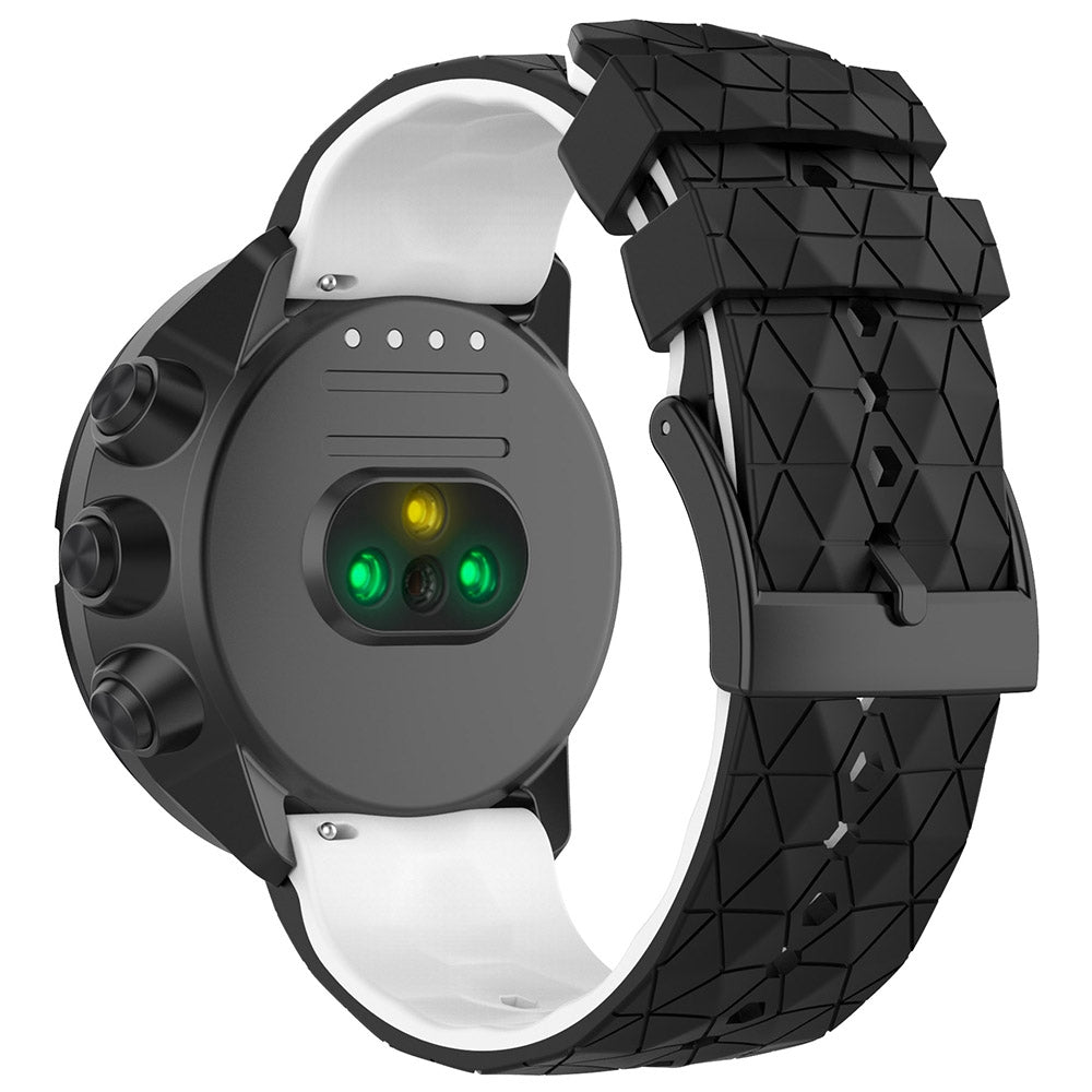 For Suunto 9 Suunto 9 Baro Spartan Sport Wrist HR Traverse Football Textured 24mm Silicone Watch Band Quick Release Wrist Strap Sports Watch Parts