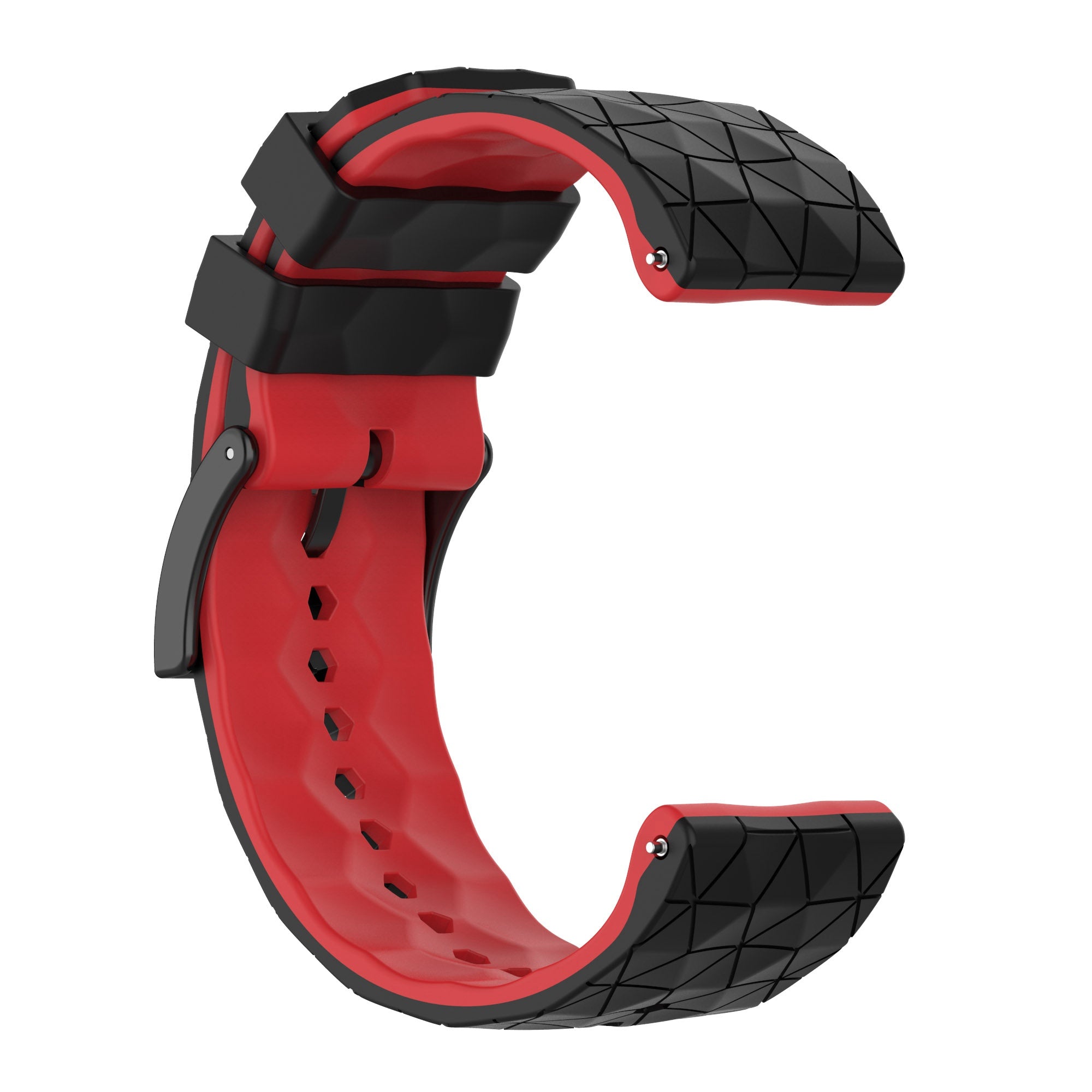 For Suunto 9 Suunto 9 Baro Spartan Sport Wrist HR Traverse Football Textured 24mm Silicone Watch Band Quick Release Wrist Strap Sports Watch Parts