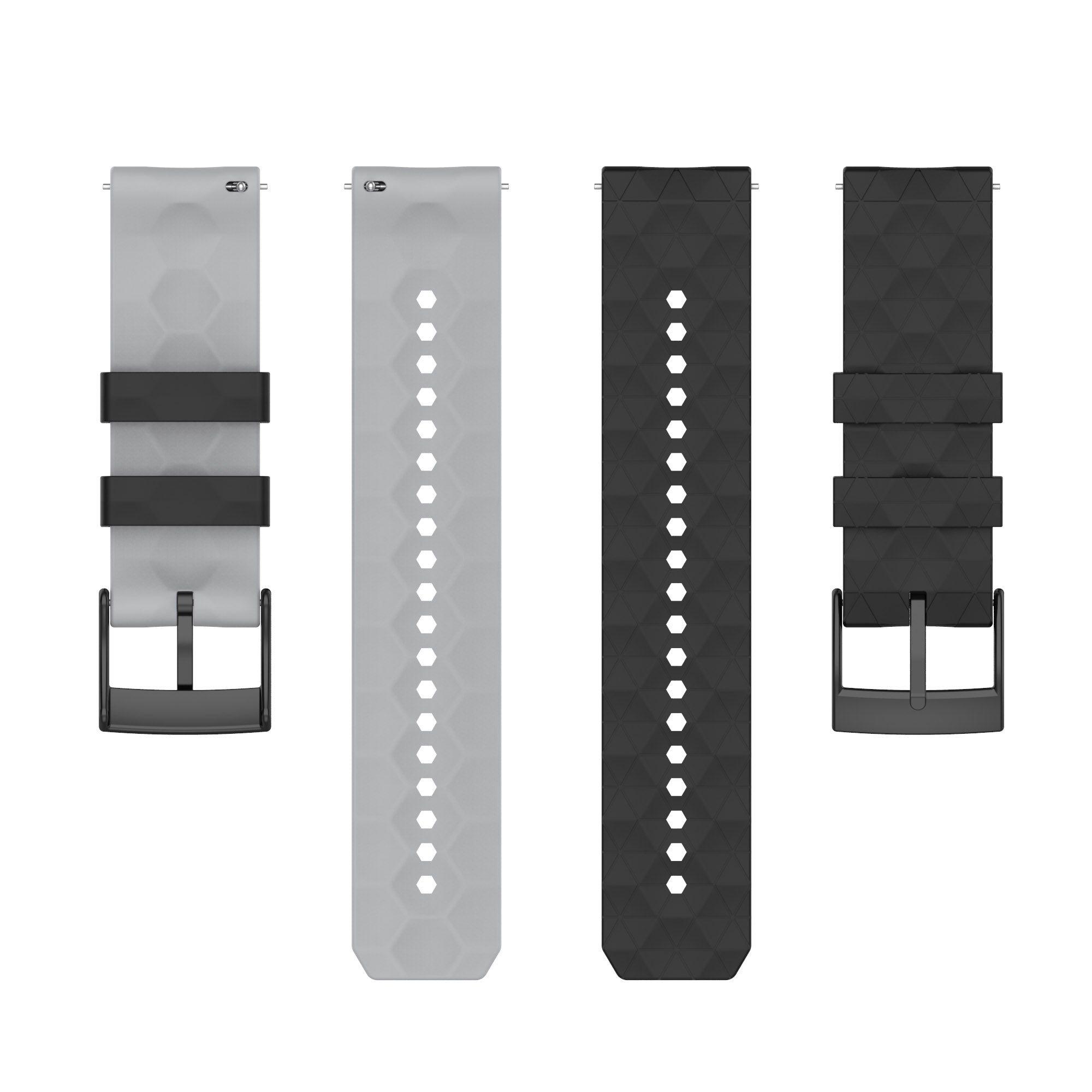 For Suunto 9 Suunto 9 Baro Spartan Sport Wrist HR Traverse Football Textured 24mm Silicone Watch Band Quick Release Wrist Strap Sports Watch Parts