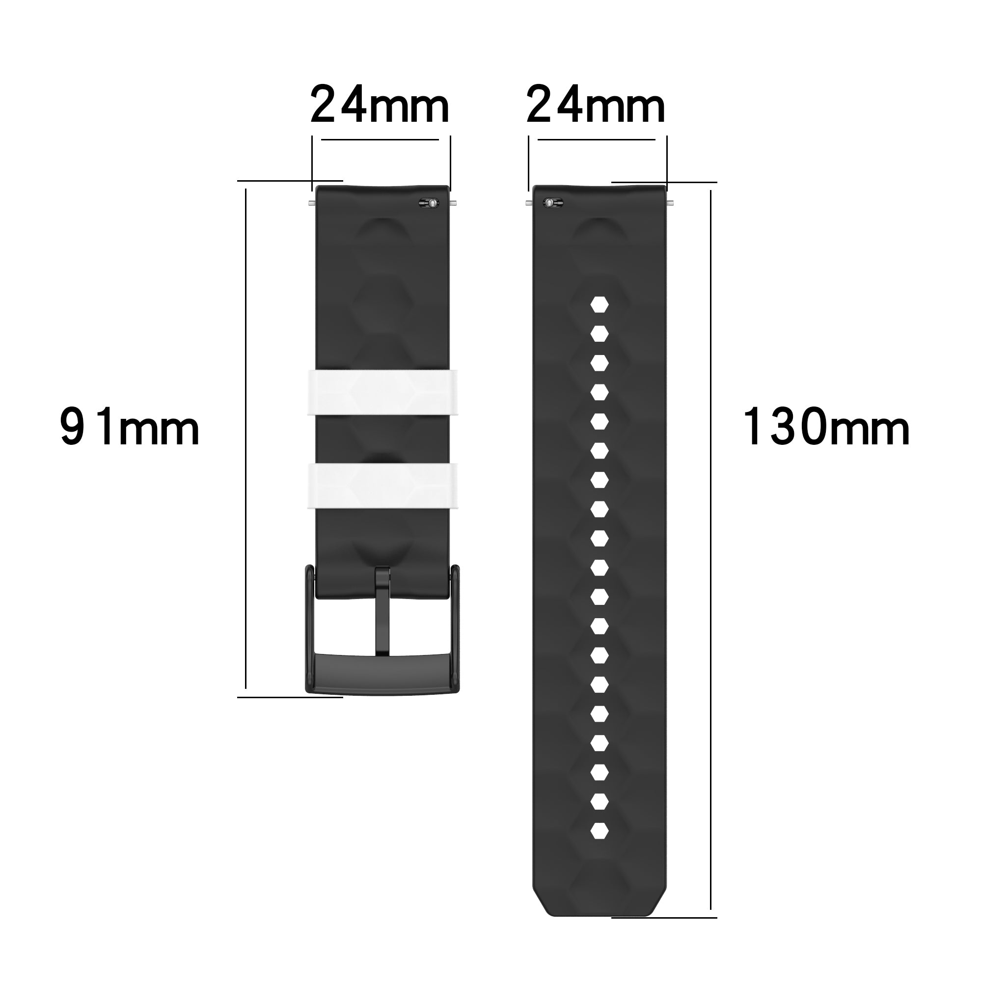 For Suunto 9 Suunto 9 Baro Spartan Sport Wrist HR Traverse Football Textured 24mm Silicone Watch Band Quick Release Wrist Strap Sports Watch Parts