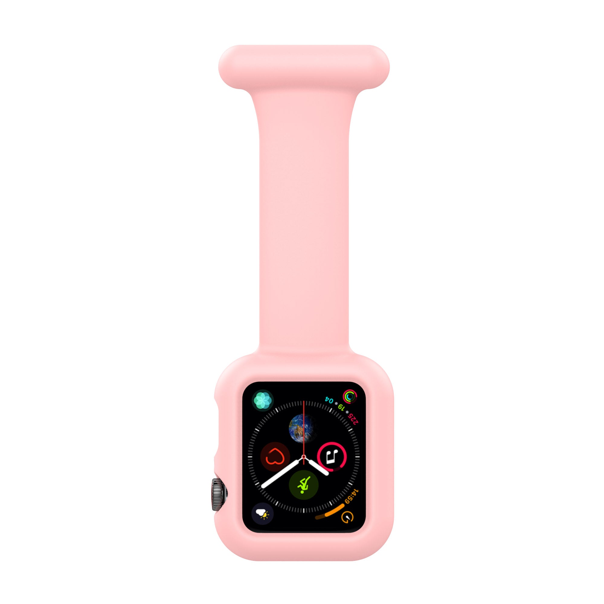 For Apple Watch Series 9 8 7 41mm 6 5 4 SE (2023) SE(2022) SE 40mm 3 2 1 38mm Shockproof Silicone Smartwatch Frame Protector Watch Band Replacement