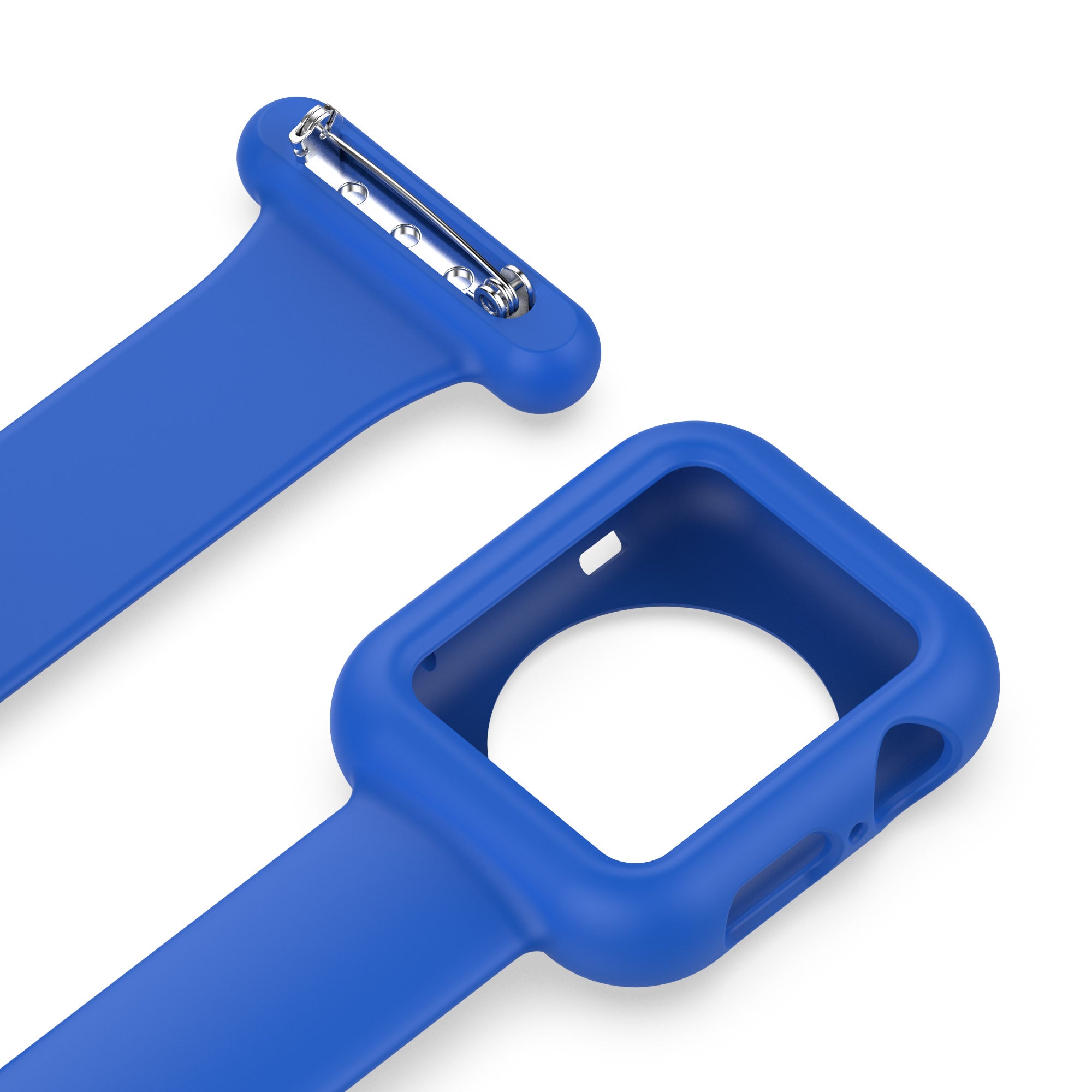 For Apple Watch Series 9 8 7 41mm 6 5 4 SE (2023) SE(2022) SE 40mm 3 2 1 38mm Shockproof Silicone Smartwatch Frame Protector Watch Band Replacement