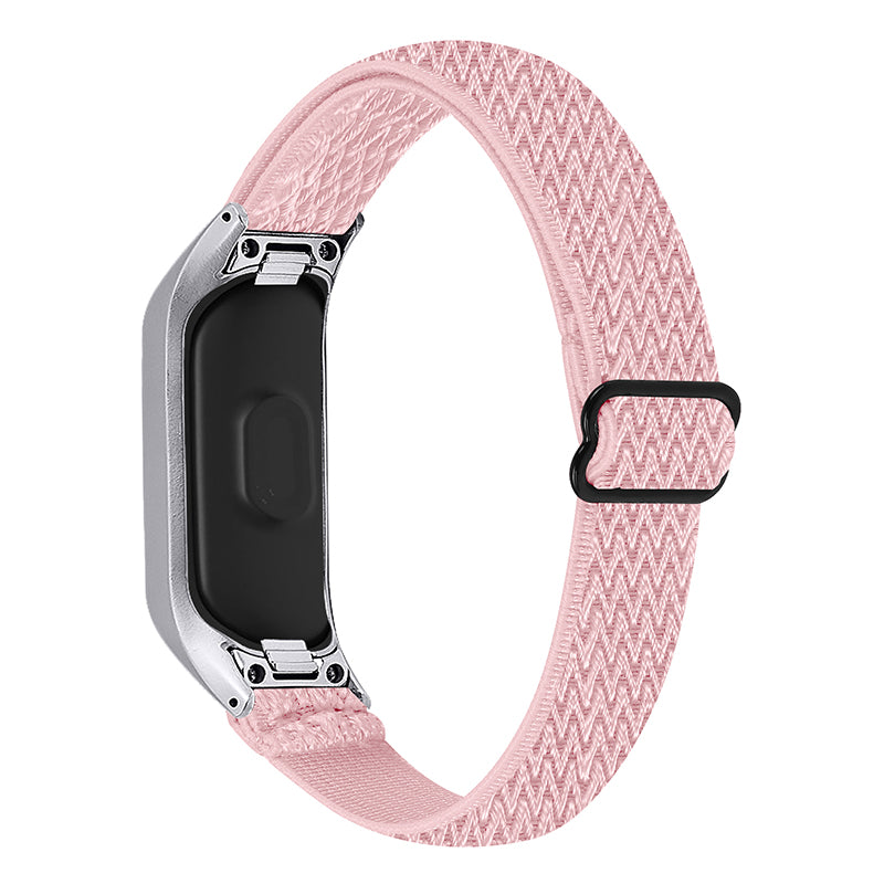 For Samsung Galaxy Fit E SM-R375 Watch Band Adjustable Buckle Elastic Nylon Strap Replacement