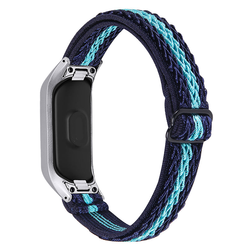 For Samsung Galaxy Fit E SM-R375 Watch Band Adjustable Buckle Elastic Nylon Strap Replacement