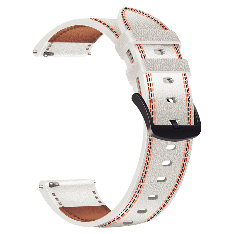 For Samsung Galaxy Watch3 45mm Watch 46mm Microfiber Leather Watch Band Wrist Strap 22mm