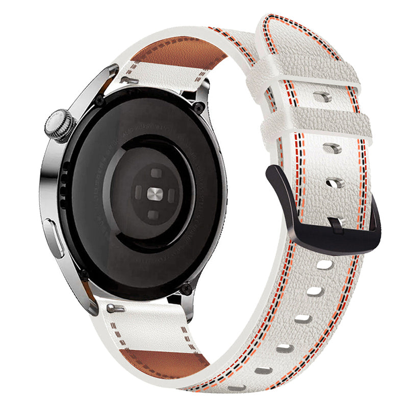 For Samsung Galaxy Watch3 45mm Watch 46mm Microfiber Leather Watch Band Wrist Strap 22mm