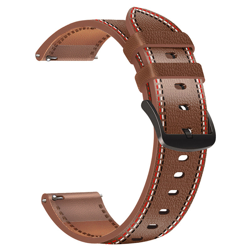 For Samsung Galaxy Watch3 45mm Watch 46mm Microfiber Leather Watch Band Wrist Strap 22mm