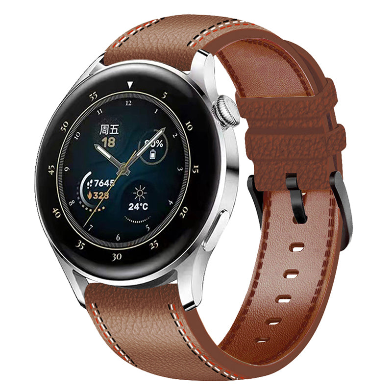 For Samsung Galaxy Watch3 45mm Watch 46mm Microfiber Leather Watch Band Wrist Strap 22mm