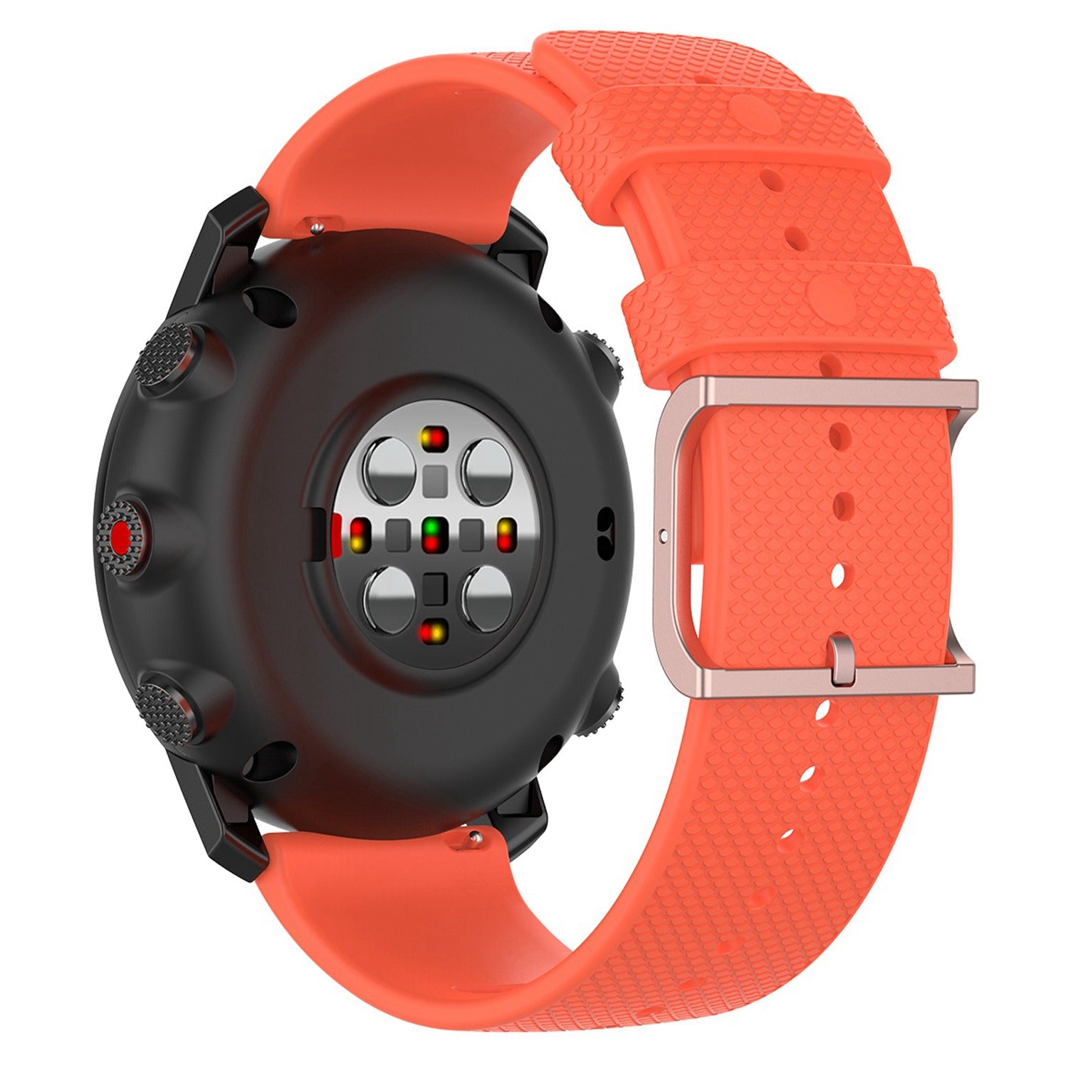 For Polar Grit X Grit X Pro Vantage M Vantage M2 22mm Dots Design Square Buckle Watch Strap Silicone Wrist Band Replacement