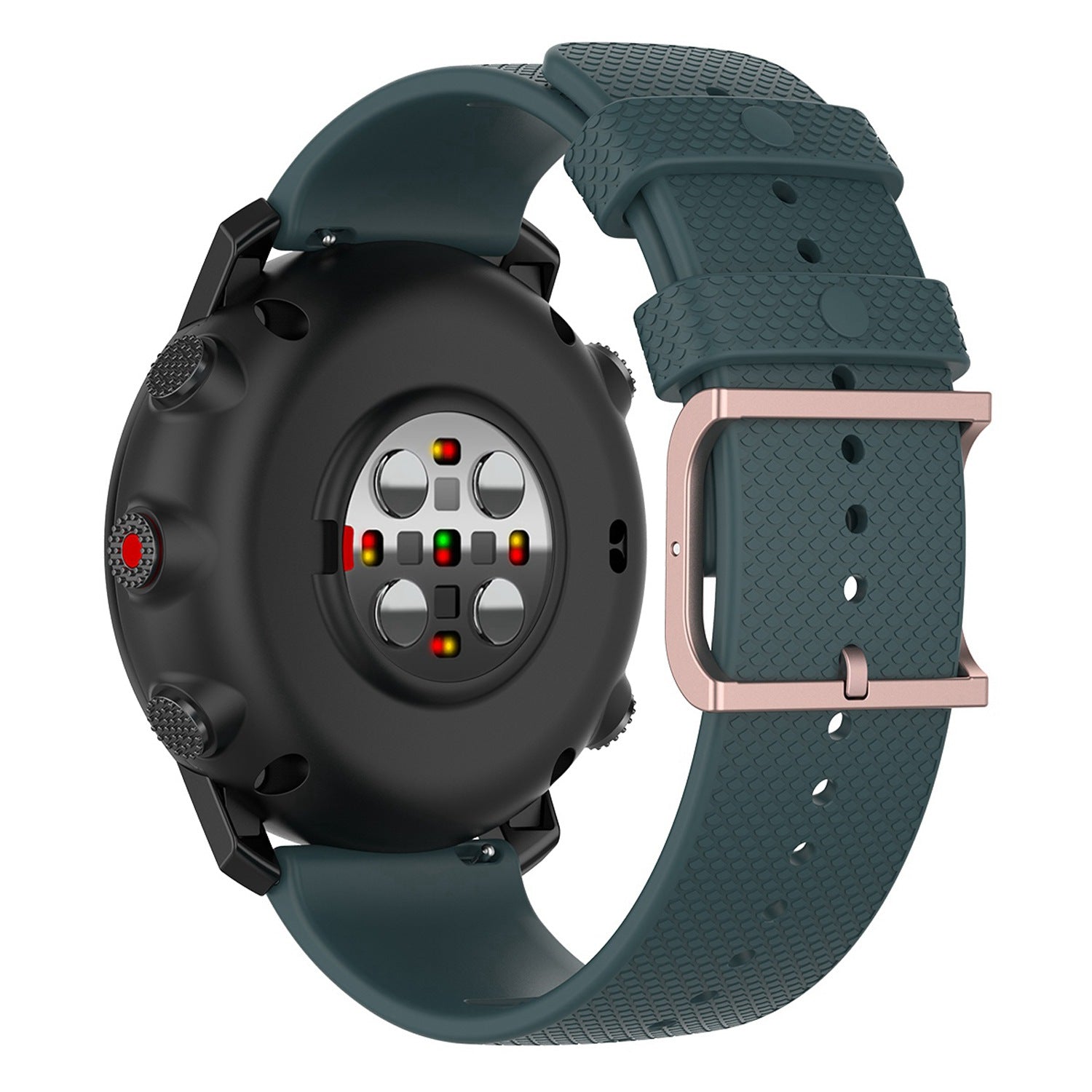 For Polar Grit X Grit X Pro Vantage M Vantage M2 22mm Dots Design Square Buckle Watch Strap Silicone Wrist Band Replacement