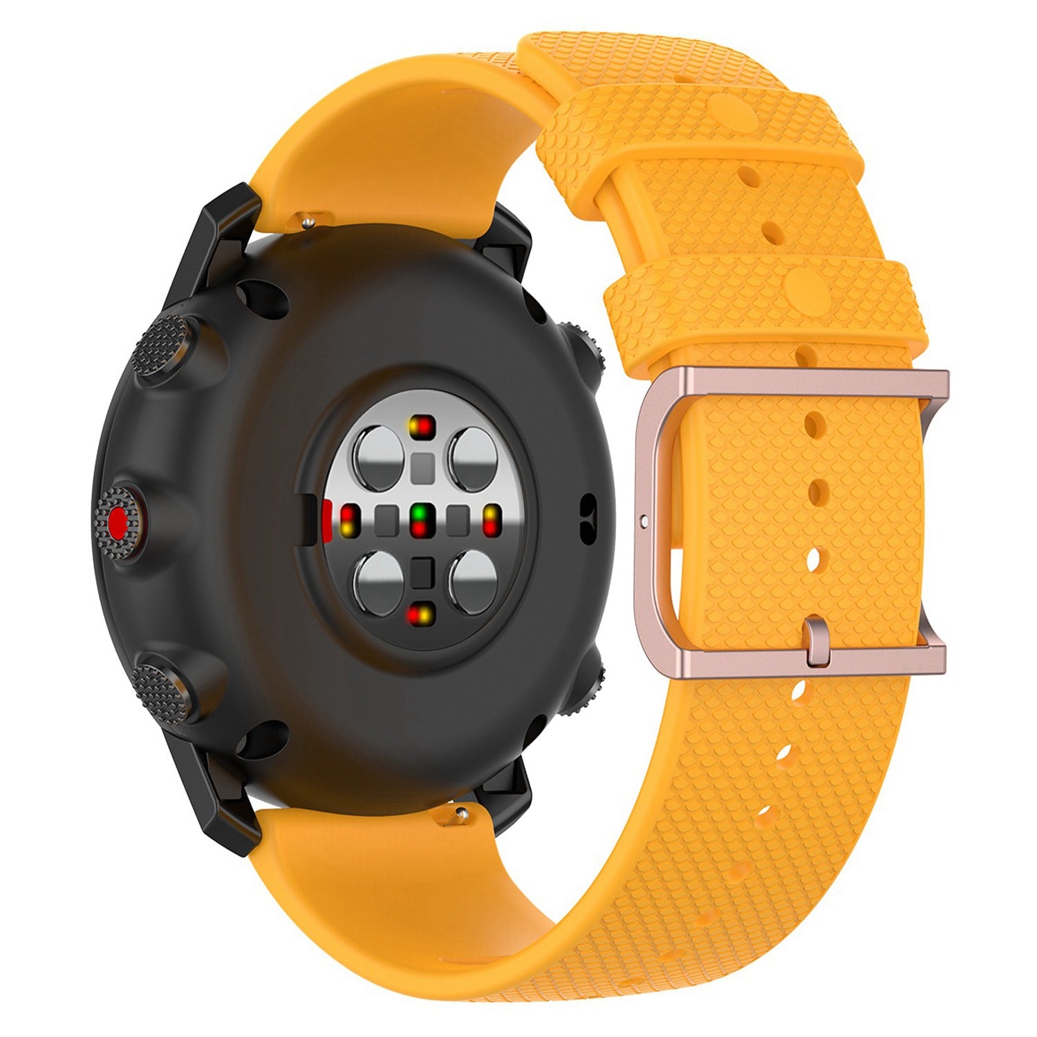 For Polar Grit X Grit X Pro Vantage M Vantage M2 22mm Dots Design Square Buckle Watch Strap Silicone Wrist Band Replacement