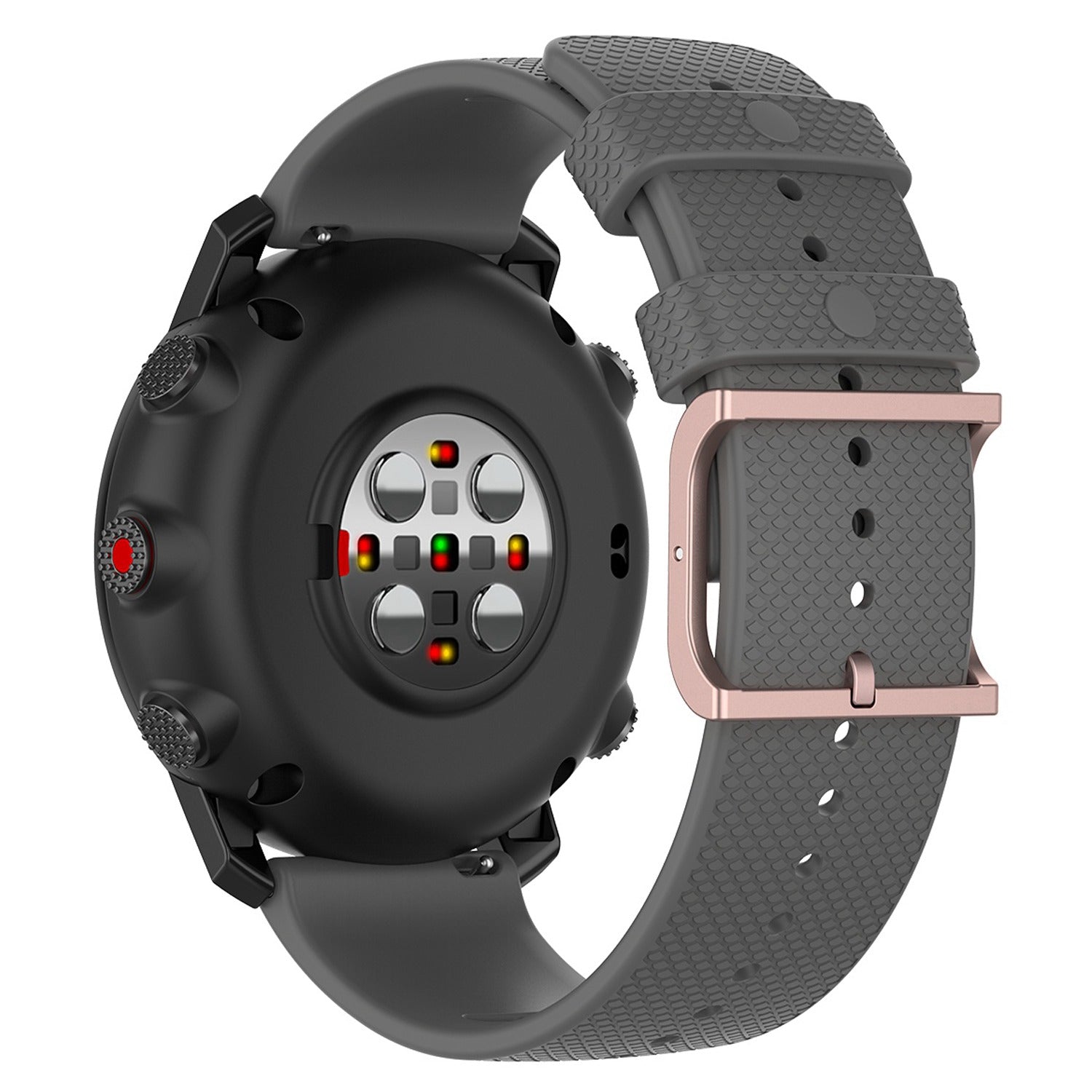 For Polar Grit X Grit X Pro Vantage M Vantage M2 22mm Dots Design Square Buckle Watch Strap Silicone Wrist Band Replacement