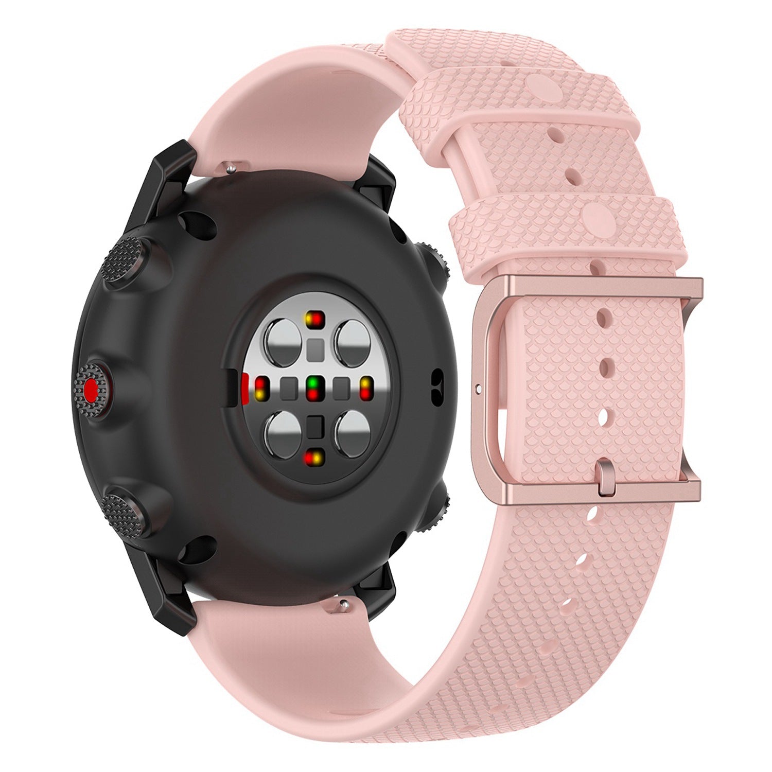 For Polar Grit X Grit X Pro Vantage M Vantage M2 22mm Dots Design Square Buckle Watch Strap Silicone Wrist Band Replacement