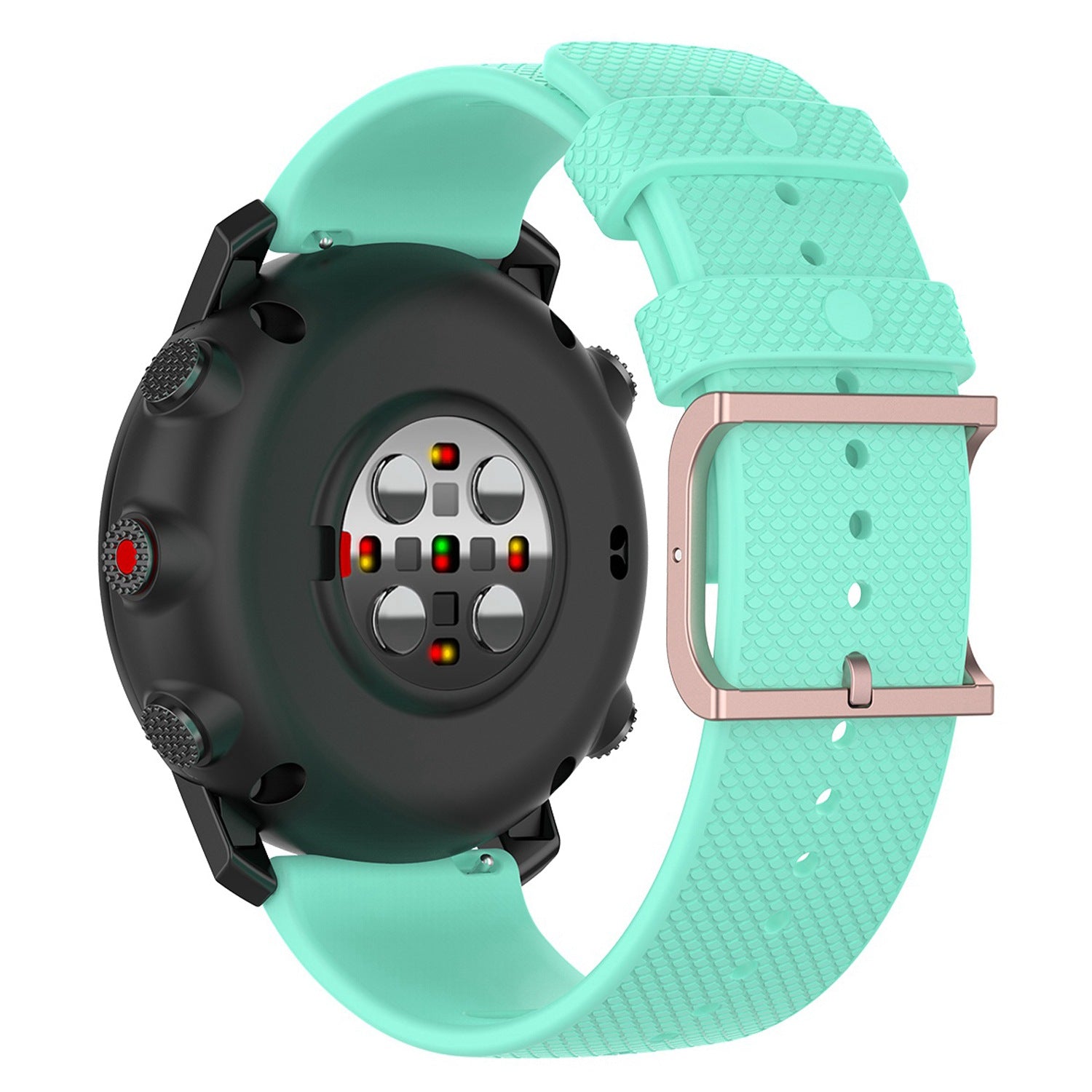 For Polar Grit X Grit X Pro Vantage M Vantage M2 22mm Dots Design Square Buckle Watch Strap Silicone Wrist Band Replacement