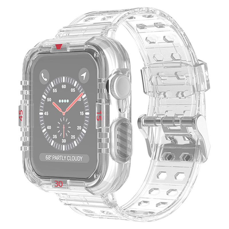 For Apple Watch Series 9 8 7 41mm SE (2023) SE SE (2022) 6 5 4 40mm 3 2 1 38mm Replacement Smart Watch Strap Double Pin Buckle Wrist Band