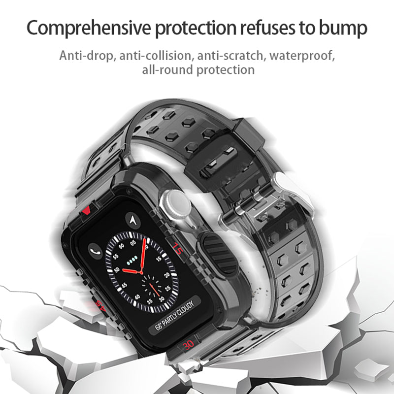 For Apple Watch Series 9 8 7 41mm SE (2023) SE SE (2022) 6 5 4 40mm 3 2 1 38mm Replacement Smart Watch Strap Double Pin Buckle Wrist Band