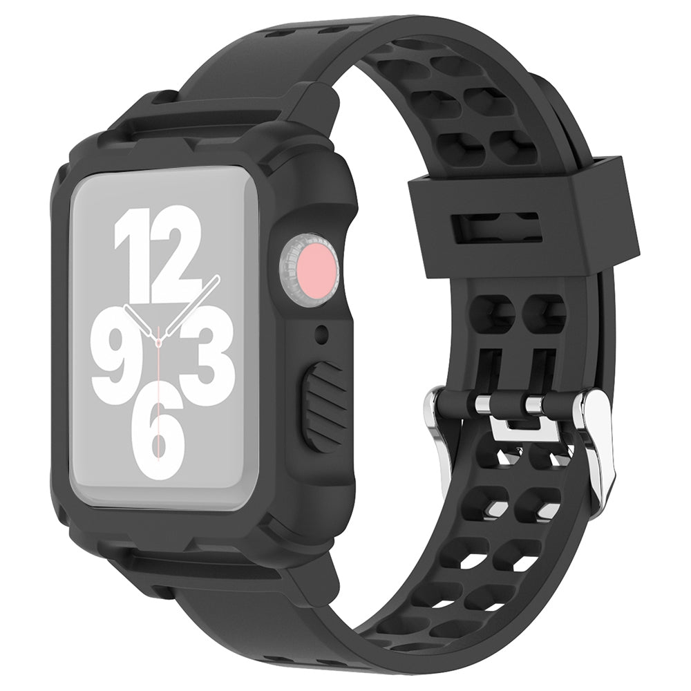 For Apple Watch Series 9 8 7 41mm SE (2023) SE SE (2022) 6 5 4 40mm 3 2 1 38mm Replacement Watch Strap Double Pin Buckle Adjustable Watchband