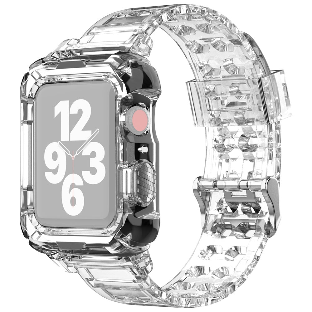 For Apple Watch Ultra 2 49mm Series 9 45mm SE (2023) 44mm Ultra 49mm Series 8 45mm 7 45mm 6 5 4 SE 44mm SE (2022) 44mm 3 2 1 42mm Adjustable Smart Watch Band Double Pin Buckle Wrist Strap Replacement