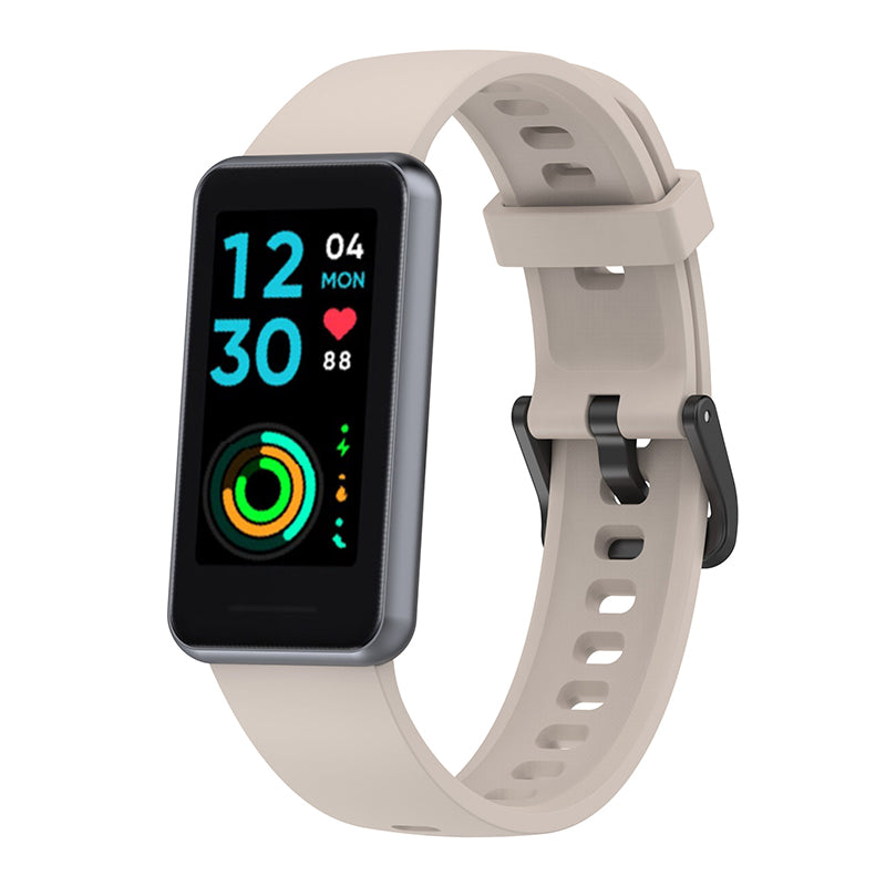 Soft Silicone Smart Watch Band for Realme Band 2 Adjustable Pin Buckle Wrist Strap Replacement