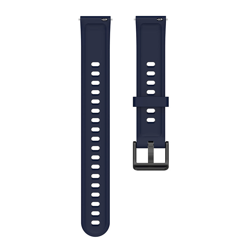 Soft Silicone Smart Watch Band for Realme Band 2 Adjustable Pin Buckle Wrist Strap Replacement
