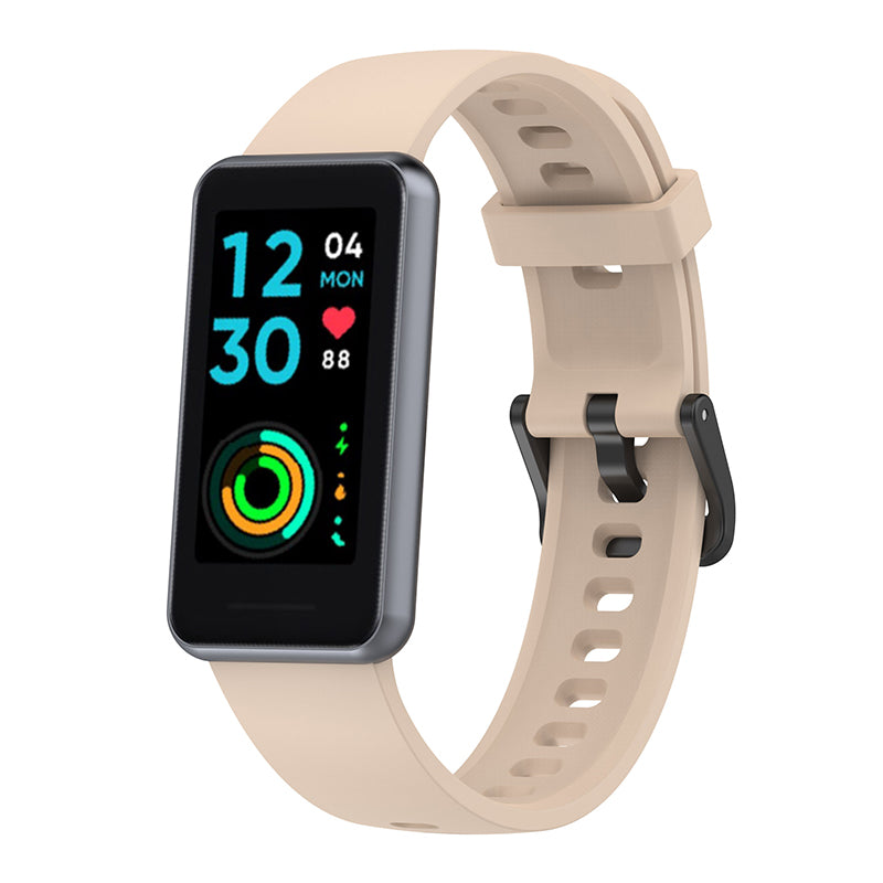 Soft Silicone Smart Watch Band for Realme Band 2 Adjustable Pin Buckle Wrist Strap Replacement