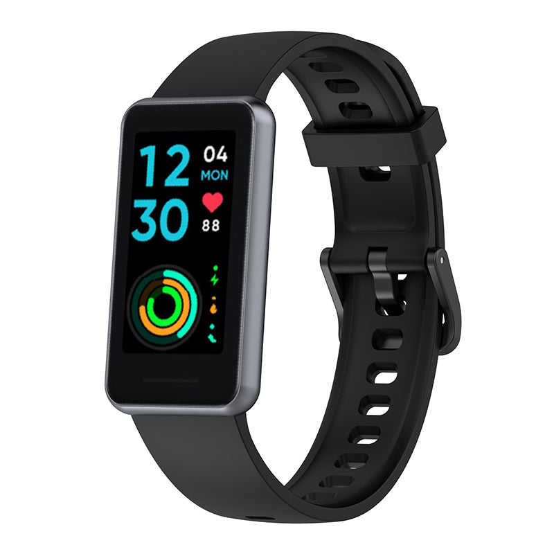 Soft Silicone Smart Watch Band for Realme Band 2 Adjustable Pin Buckle Wrist Strap Replacement