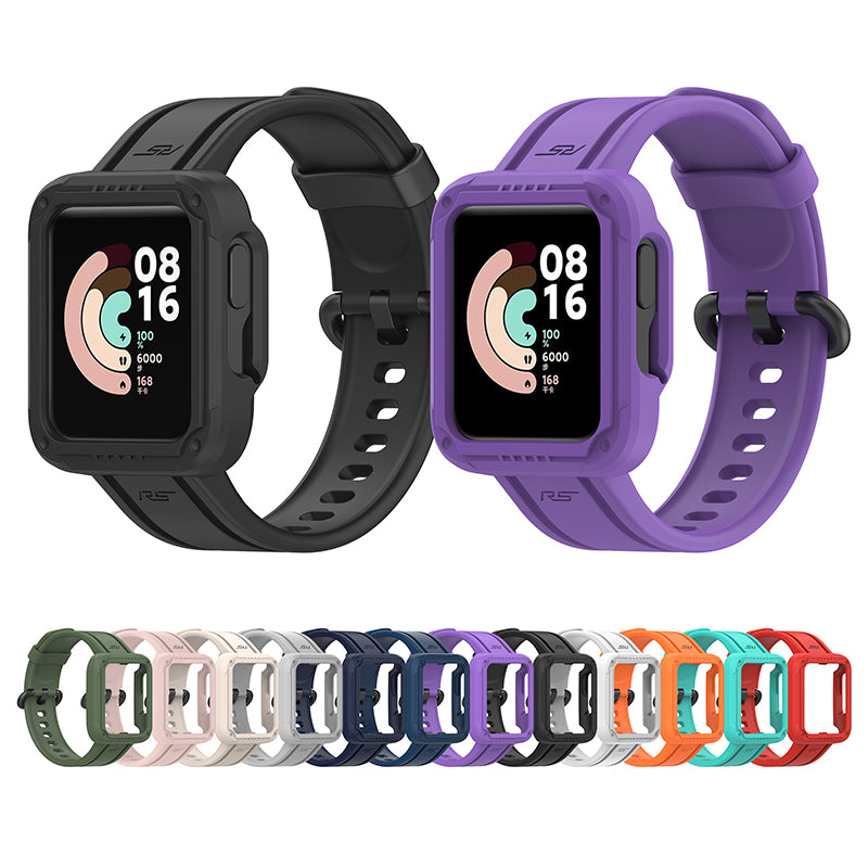 For Xiaomi Redmi Watch Redmi Watch 2 Mi Watch Lite Mi Watch Lite 2 Smart Watch Strap Soft Silicone Wrist Band with Watch Case