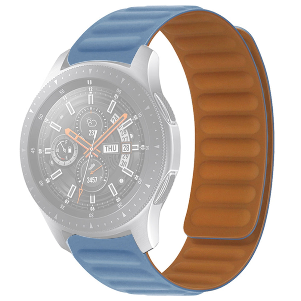 For Samsung Galaxy Watch4 40mm 44mm Garmin Venu 2 Plus Silicone Watch Band 20mm Magnetic Wrist Strap Replacement