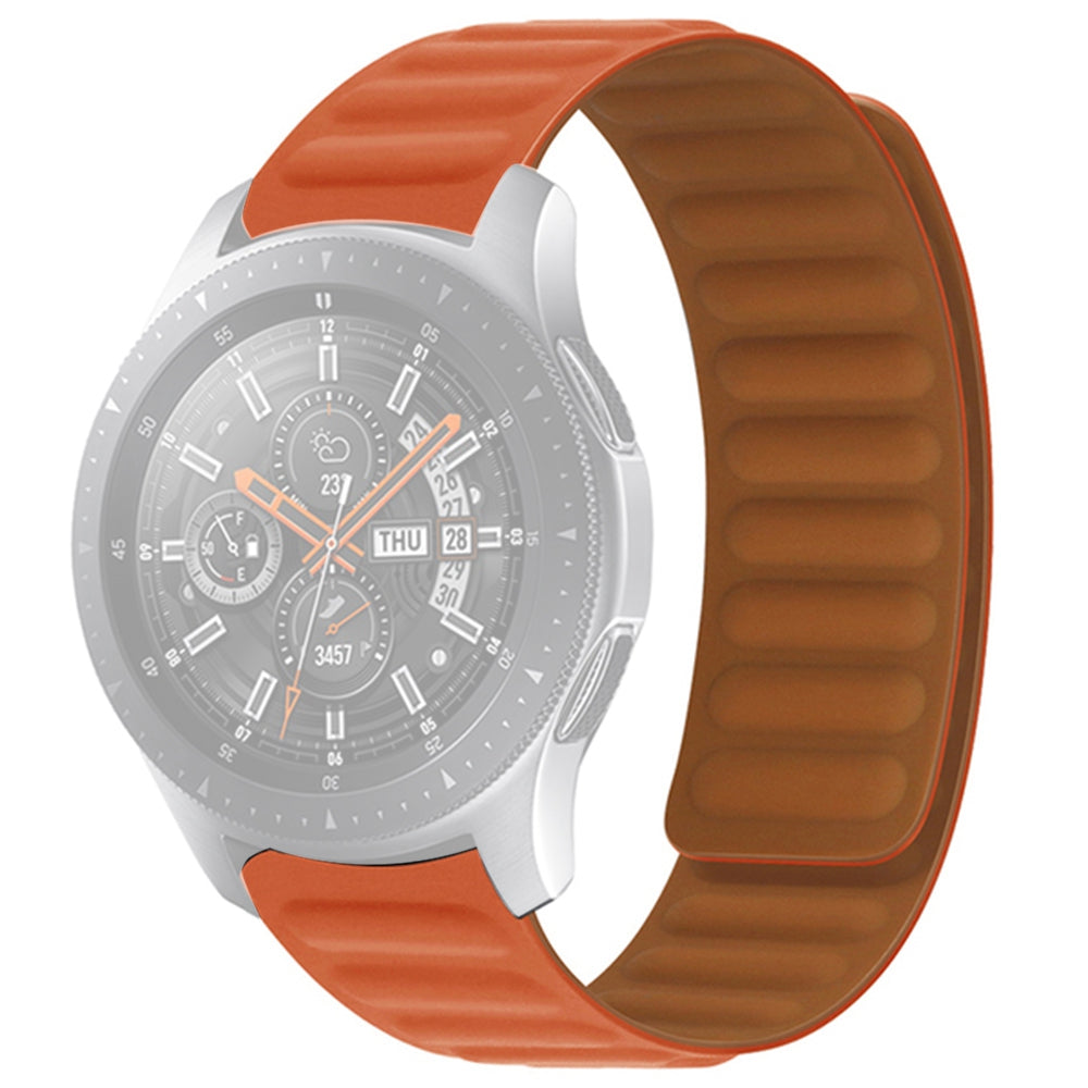 For Samsung Galaxy Watch4 40mm 44mm Garmin Venu 2 Plus Silicone Watch Band 20mm Magnetic Wrist Strap Replacement
