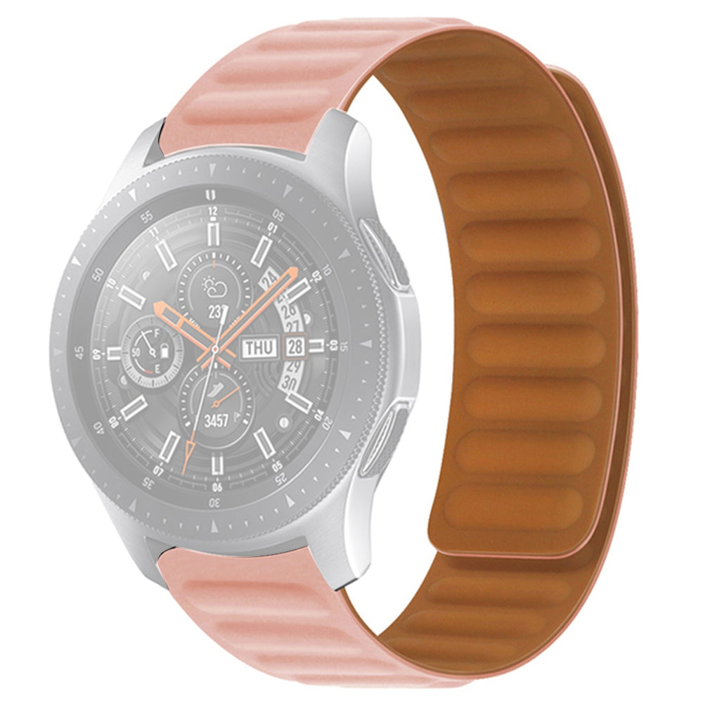 For Samsung Galaxy Watch4 40mm 44mm Garmin Venu 2 Plus Silicone Watch Band 20mm Magnetic Wrist Strap Replacement