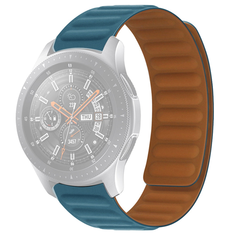 For Samsung Galaxy Watch4 40mm 44mm Garmin Venu 2 Plus Silicone Watch Band 20mm Magnetic Wrist Strap Replacement