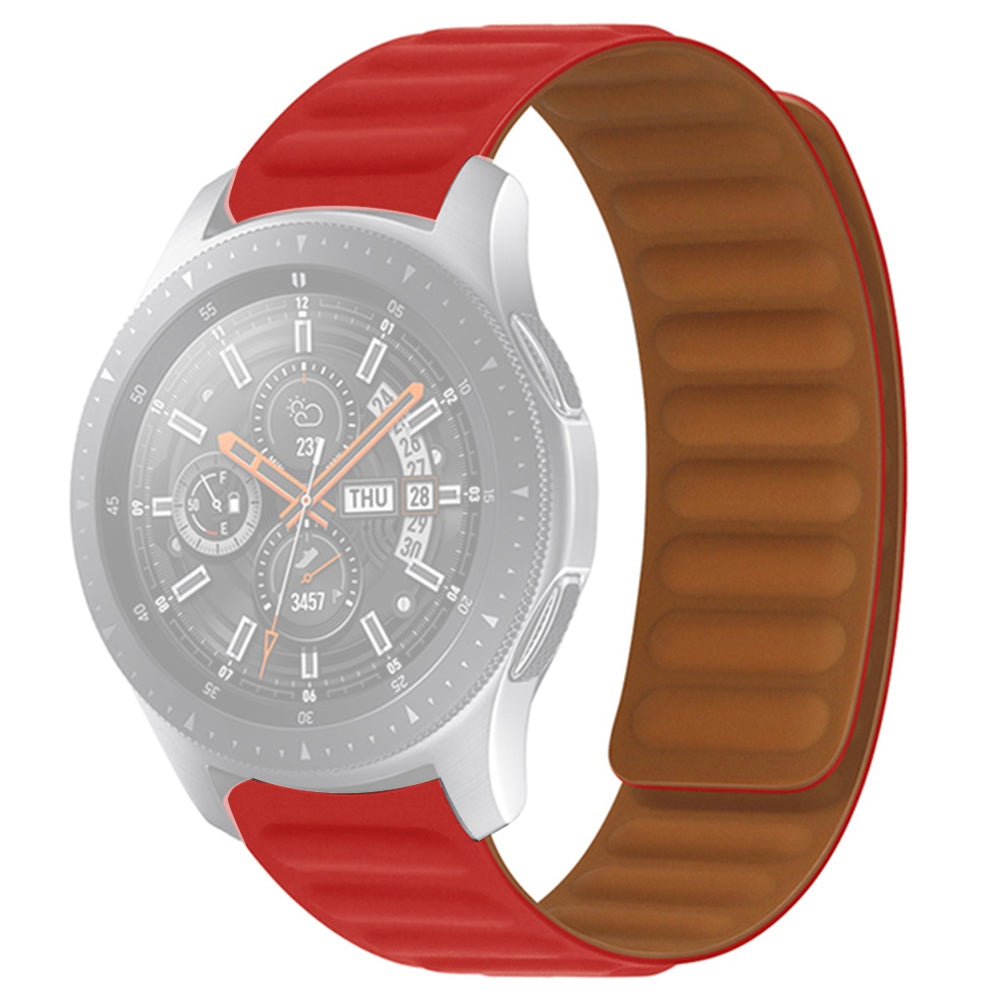 For Samsung Galaxy Watch4 40mm 44mm Garmin Venu 2 Plus Silicone Watch Band 20mm Magnetic Wrist Strap Replacement