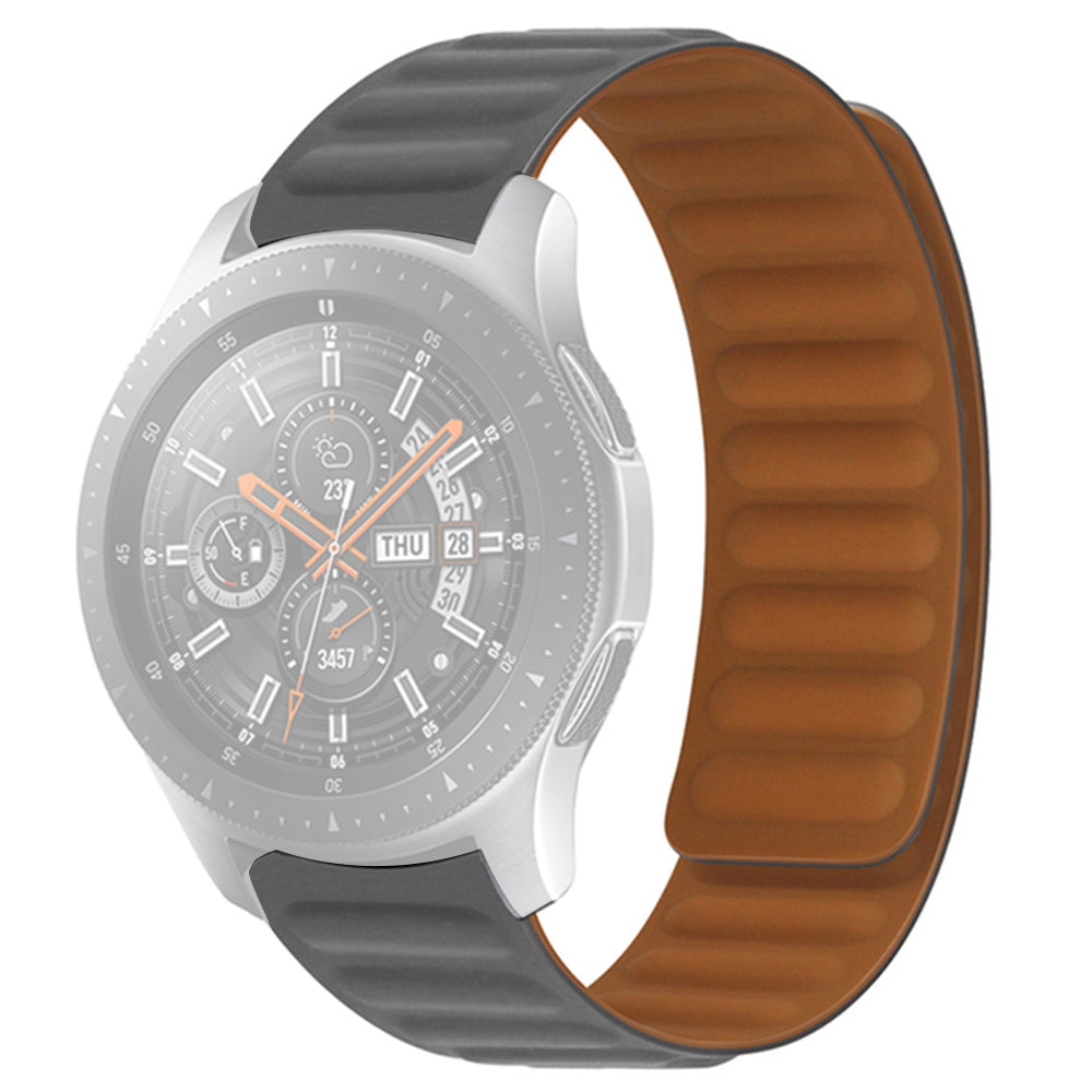 For Samsung Galaxy Watch4 40mm 44mm Garmin Venu 2 Plus Silicone Watch Band 20mm Magnetic Wrist Strap Replacement
