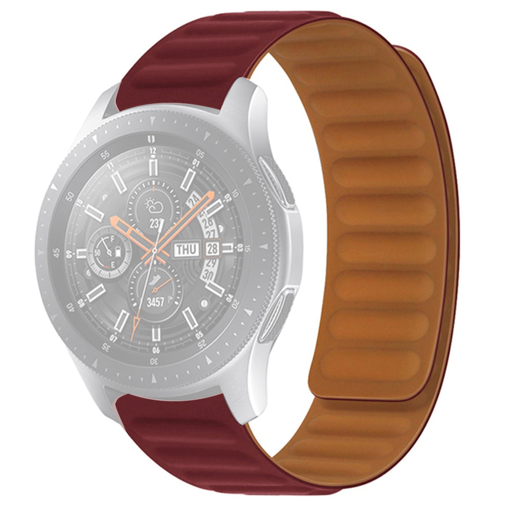 For Samsung Galaxy Watch4 40mm 44mm Garmin Venu 2 Plus Silicone Watch Band 20mm Magnetic Wrist Strap Replacement