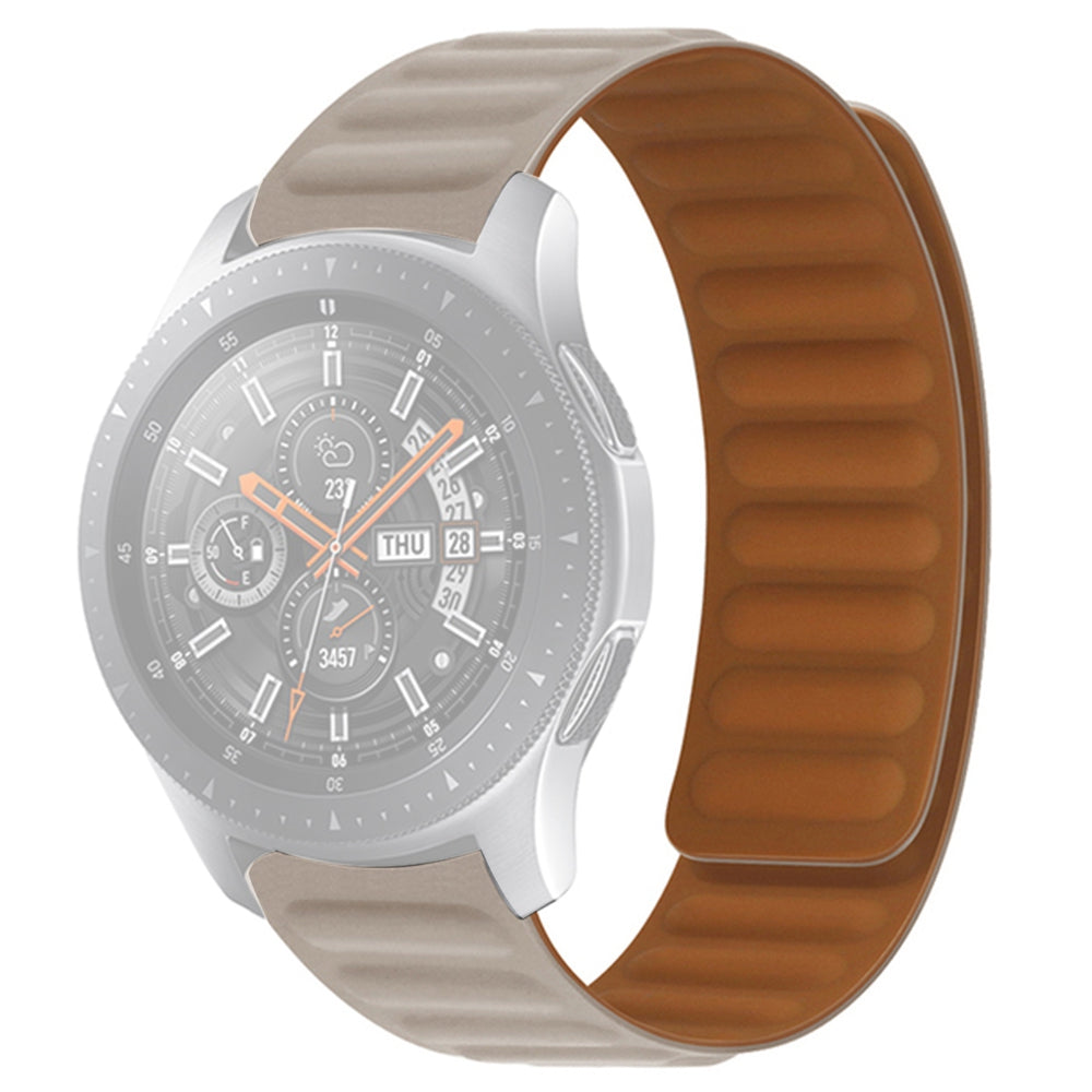 For Samsung Galaxy Watch4 40mm 44mm Garmin Venu 2 Plus Silicone Watch Band 20mm Magnetic Wrist Strap Replacement