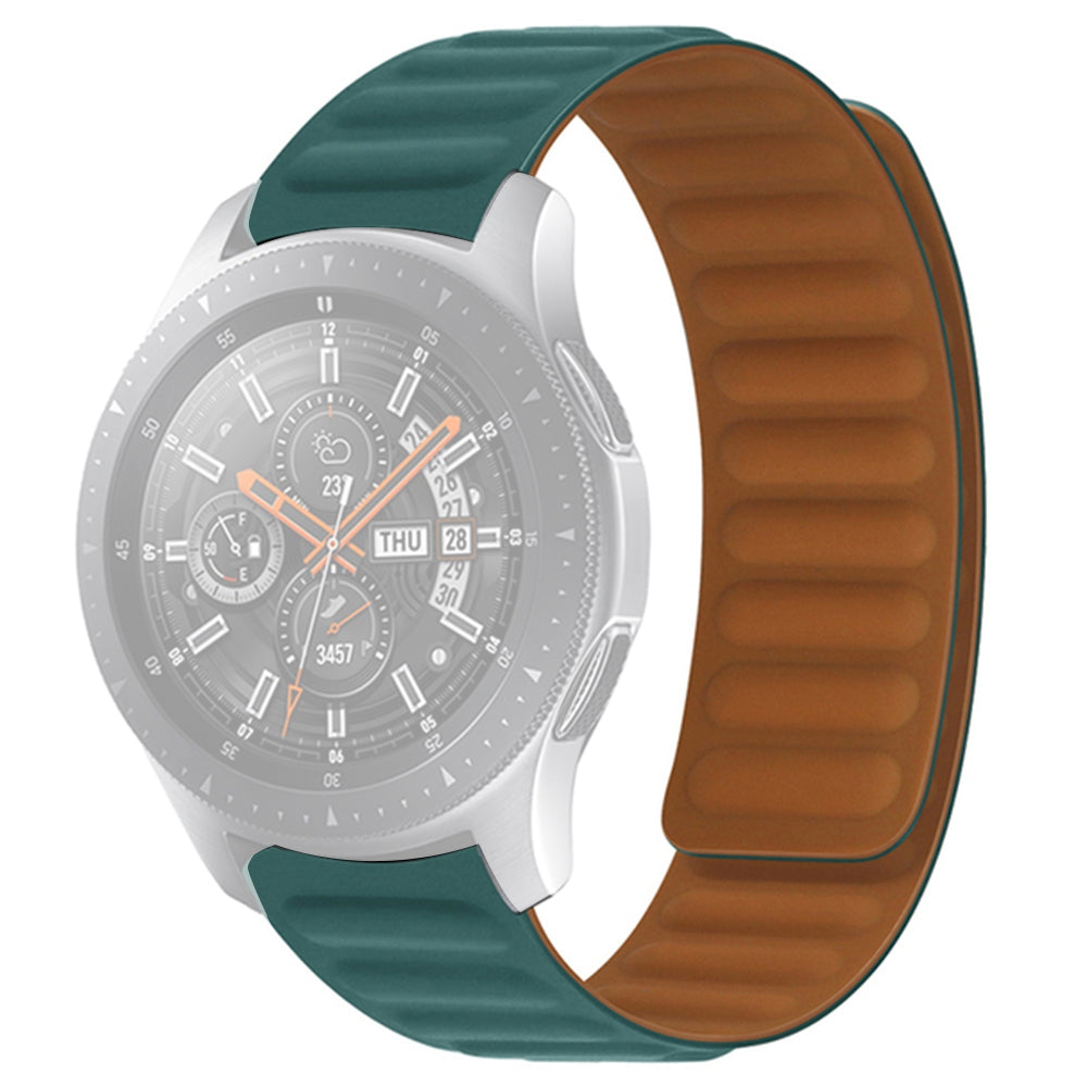 For Samsung Galaxy Watch4 40mm 44mm Garmin Venu 2 Plus Silicone Watch Band 20mm Magnetic Wrist Strap Replacement