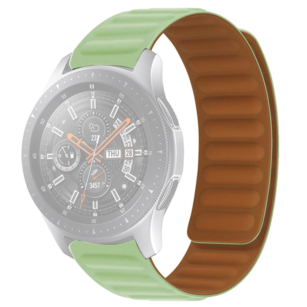 For Samsung Galaxy Watch4 40mm 44mm Garmin Venu 2 Plus Silicone Watch Band 20mm Magnetic Wrist Strap Replacement